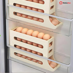 Egg Dispenser, Kitchen Supply, Fridge Egg Storage, Egg Storage Container, Container for Fridge, Fresh Egg Holder Countertop, Refrigerator Egg Storage Bin, Porta Huevos Para Refrigerador