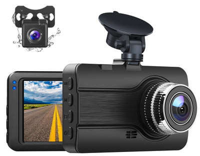 Protective Dash Cam Front and Rear – Optimal 1080P Dual Car Camera -strong designed for comprehensive surveillance of your driving experience.Accident Recording, Parking Monitor, Loop Recording